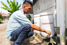 Kreatif! Warga Palimo Indah Olah Sampah Organik dan Bunga Telang Jadi Produk Bernilai