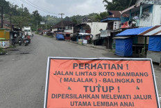 Demi Keamanan Pemudik, Pemprov Sumbar Tutup Ruas Jalan Penghubung Malalak