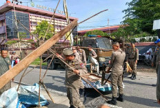 Satpol PP Tindak Tegas PKL dan Bangunan Liar Selama Mei 2026